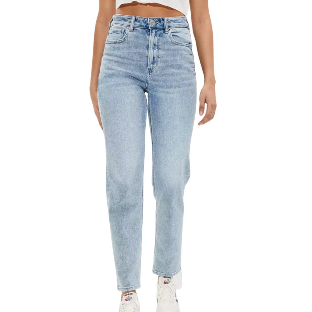American Eagle Mom Straight Jean Size 8 Long